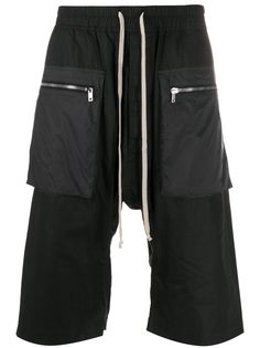 Rick Owens DRKSHDW спортивные шорты с накладными карманами
