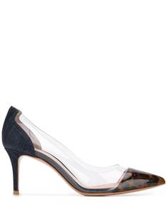 Gianvito Rossi туфли-лодочки с леопардовым принтом
