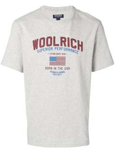 Woolrich футболка с логотипом