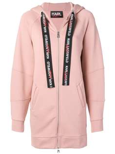 Karl Lagerfeld толстовка Karl X Kaia кроя оверсайз с капюшоном