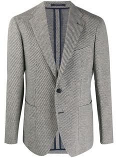 Tagliatore фактурный однобортный пиджак Dakar