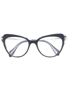 Miu Miu Eyewear очки в оправе кошачий глаз