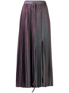M Missoni плиссированная юбка с голографическим эффектом