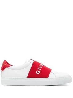 Givenchy кеды с ремешком и логотипом