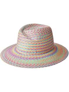 Maison Michel плетеная шляпа-федора Virginie
