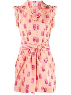 Kenzo жаккардовый ромпер Prawns