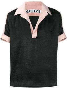 Goetze рубашка в стиле колор-блок с короткими рукавами
