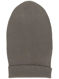 Rick Owens шапка бини в рубчик