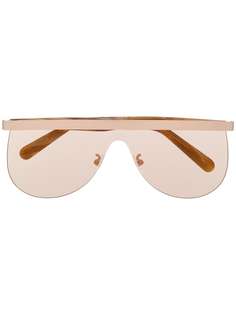 Courrèges солнцезащитные очки-авиаторы с затемненными линзами