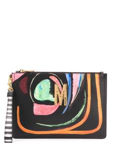 Moschino клатч Matador с принтом