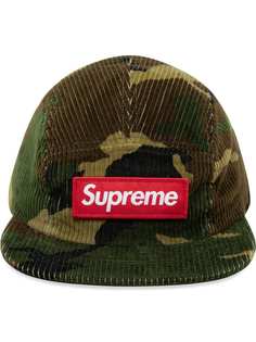 Supreme кепка Camo Corduroy Camp