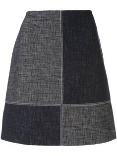 Paule Ka юбка мини в стиле колор-блок