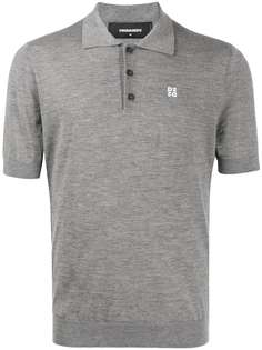 Dsquared2 рубашка-поло с короткими рукавами и логотипом