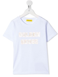 Golden Goose Kids футболка с логотипом