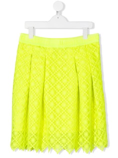 Alberta Ferretti Kids юбка миди со складками
