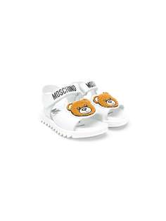 Moschino Kids сандалии Teddy Bear с логотипом