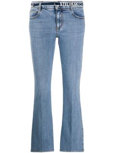 Stella McCartney укороченные джинсы с заниженной талией