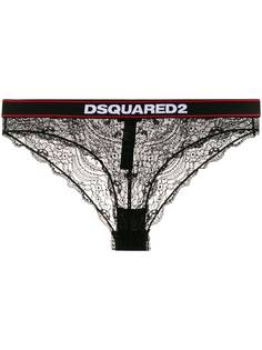Dsquared2 кружевные трусы-брифы