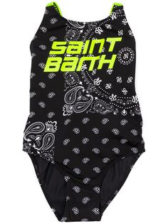 Mc2 Saint Barth Kids купальник Martin с принтом