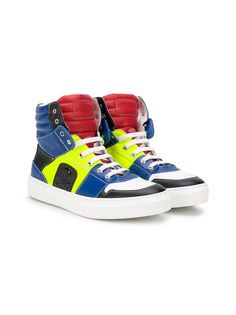 Philipp Plein высокие кроссовки со вставками