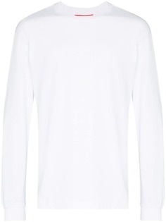 032c logo-embroidered top