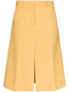 Stella McCartney юбка миди с разрезом