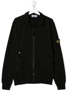 Stone Island Junior куртка-бомбер с логотипом