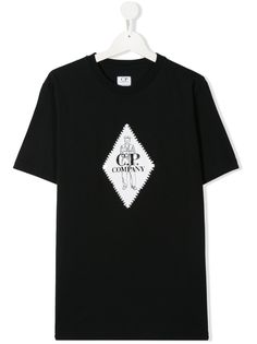 Cp Company Kids футболка с принтом Massimo Osti