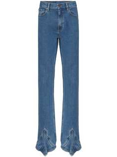 Y/Project джинсы прямого кроя со штрипками