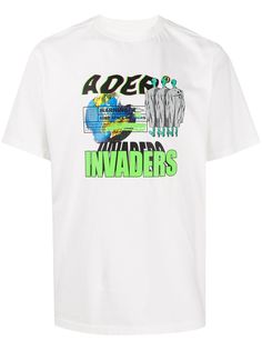 Ader Error футболка оверсайз Space Invaders