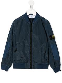 Stone Island Junior бомбер на молнии
