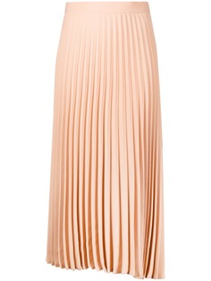 MM6 Maison Margiela плиссированная юбка миди