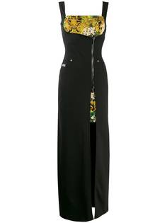 Versace Jeans Couture платье макси на молнии с принтом Baroque