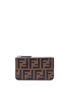 Fendi кошелек с узором FF