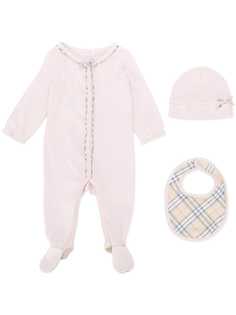 Burberry Kids набор с боди Jacey