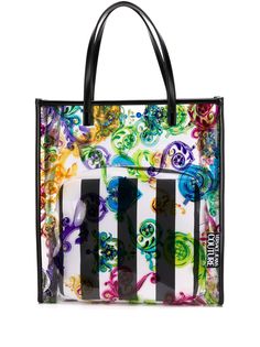 Versace Jeans Couture сумка-тоут с абстрактным принтом