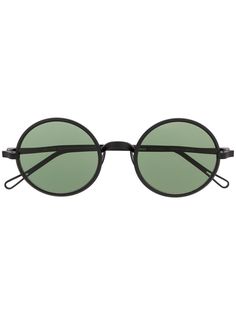 Uma Wang солнцезащитные очки в круглой оправе