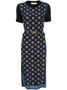 Tory Burch платье миди с цветочным принтом