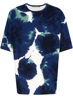 Issey Miyake футболка с принтом тай-дай