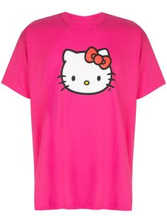 Anti Social Social Club футболка Hello Kitty с принтом