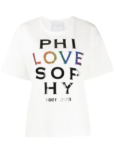 Philosophy Di Lorenzo Serafini футболка свободного кроя с логотипом