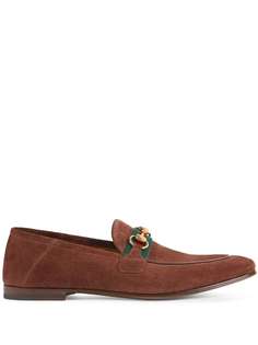 Gucci лоферы Brixton с декором Horsebit