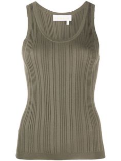 Remain scoop-neck ribbed tank top