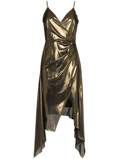 Haney платье Alaina с эффектом металлик