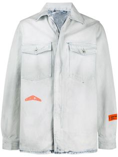 Heron Preston джинсовая куртка с нашивкой-логотипом