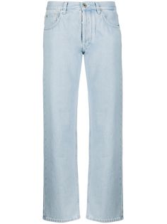 Loewe джинсы с карманами и вышивкой