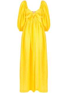 Mara Hoffman платье Violet с пышными рукавами