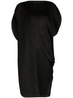 Pleats Please Issey Miyake плиссированное платье-кейп