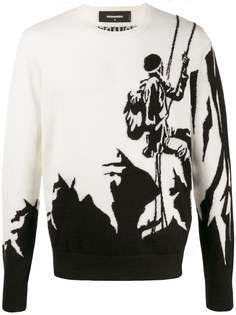 Dsquared2 джемпер вязки интарсия