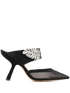 Nicholas Kirkwood сетчатые мюли Monstera